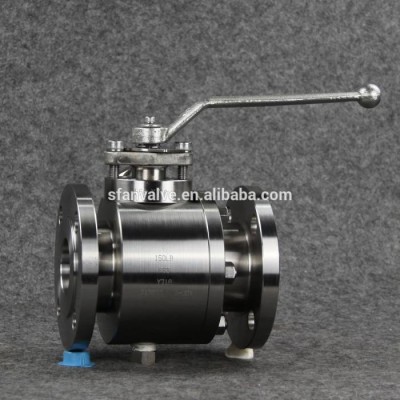 2 INCH Stainless Steel 2 PC Flange Type Rising Stem Ball Valve ANSI 150 LB