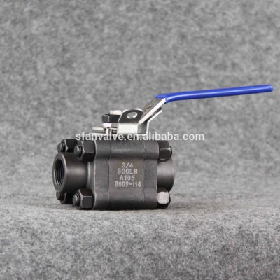 CS 3 Piece Full Port 3/4 Ball Valve With Lock