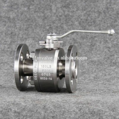 SS316 Flange Type Float Ball Valve 2 PC ANSI 150