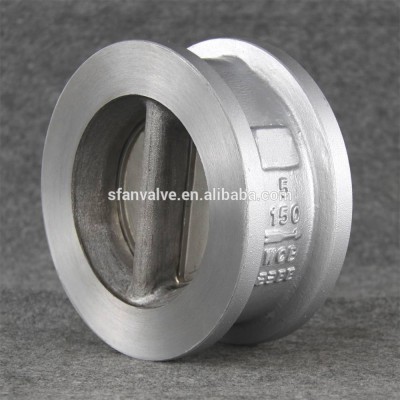 Dual Plate Flap Disc Stainless Steel Non Return Wafer Check Valve